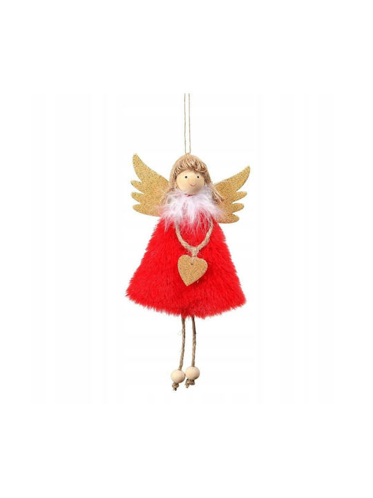 Hanging Ornament Angel Red