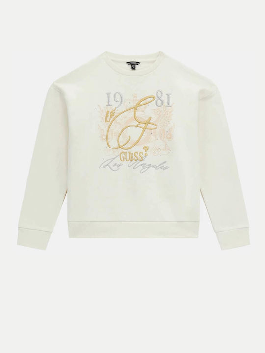 Guess Kids Sweatshirt Cream