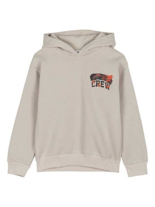 Joyce Kids Sweatshirt with Hood and Pockets Bei...