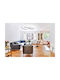 Active Jet Pendant Light White 104cm