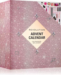 Revolution Beauty Παλέτα Μακιγιάζ Advent Calendar για Πρόσωπο, Μάτια & Χείλη