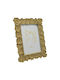 Ankor Plastic Photo Frame with Gold Frame
