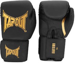 Tapout Mănuși de Box din Piele Sintetică pentru Competiție Negre