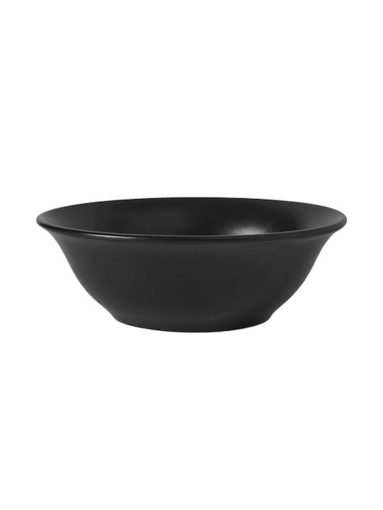 Güral Porselen Porcelain Salad Bowl Black 23x23cm