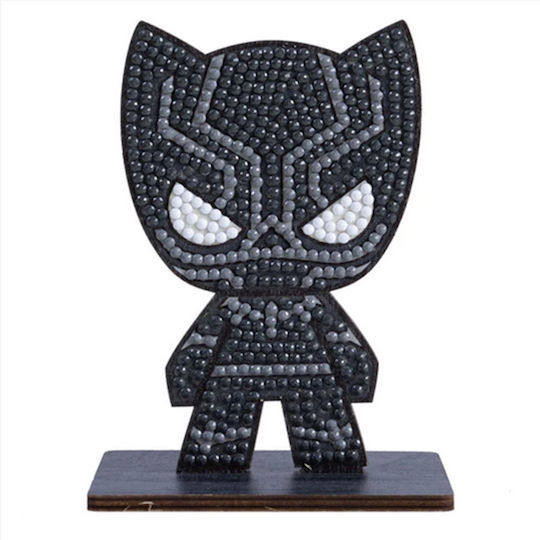 Комплект за диамантено рисуване Craft Buddy Crystal Art Buddies Черна пантера 7 части