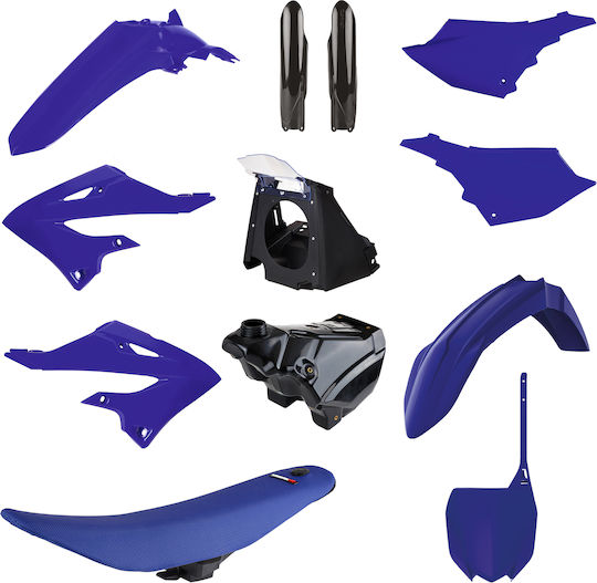 Polisport Motorcycle Plastic Set for Yamaha YZ 125 / YZ 250 Black 1pcs
