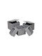 Atmosphera Storage Basket Fabric Gray 22x22x18cm 1pcs