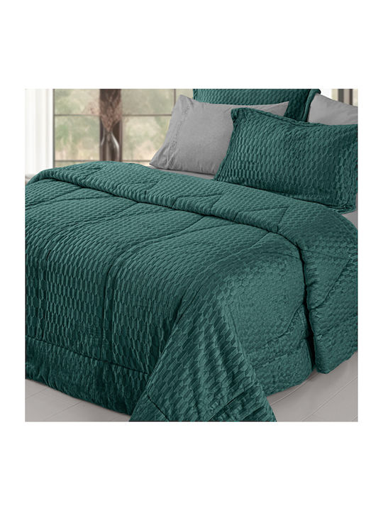Guy Laroche Duvet Queen 240x260cm Gali Emerald 660 GSMGsm