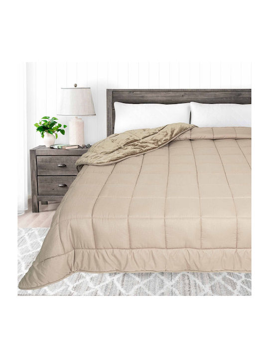 Astron Italy Bettbezug Großes Doppelbett 240x220cm Beige 350 GSMGsm