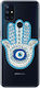Oneplus Nord 10 Evil Eye Bead In Hand Transparent Silicone Tpu Θήκη