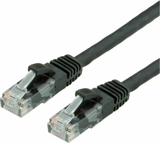 Value U/UTP Cat.6a (Gigabit) Καλώδιο Δικτύου Ethernet 0.3m Μαύρο