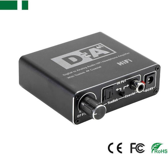 Anga Ps-a3020 Converts Coaxial Toslink Digital Audio Signals To Analog L R Audio Converter+usb Cable