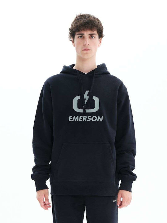 Emerson Суитшърт с Качулка Тъмносин