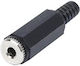 Jack Mono 3.5mm Female Black H003c Lz