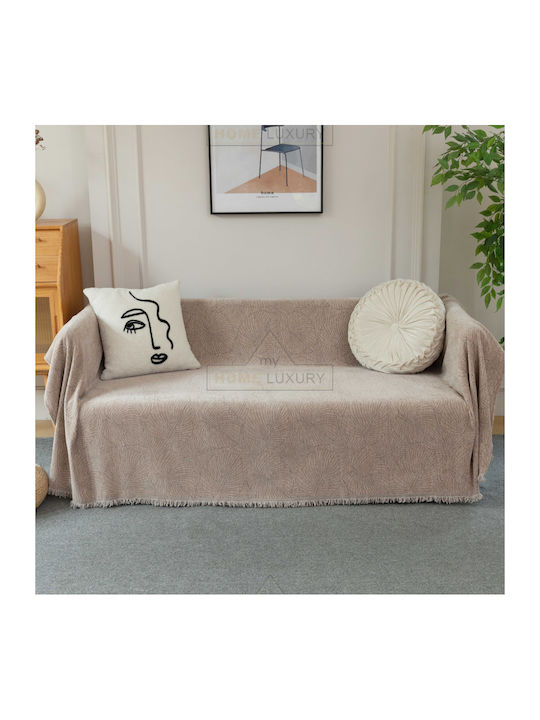 My Home Luxury Bolivia Sofa Throws 2 Seater Jac...