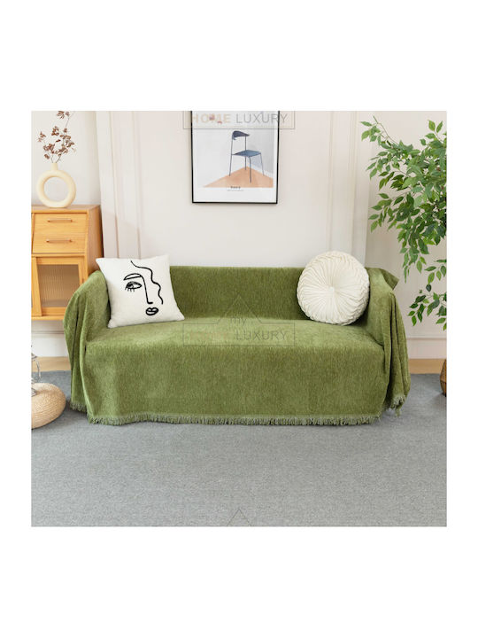 My Home Luxury Bolivia Armchair Throw Jacquard ...