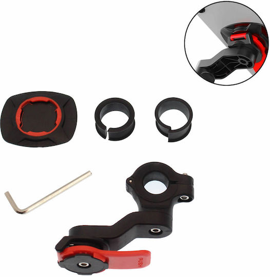 Motorcycle Phone Mount with Clip 3.5" for Steering Wheel