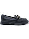 SmartKids Girls Patent Leather Moccasins Black