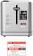 Gastroback Digital 2S Φρυγανιέρα 2 Θέσεων 950W Inox