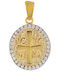 Tasoulis Jewellery Collection Μενταγιόν Παιδικό Φυλαχτό Κωνσταντινάτο από Χρυσό 9K 9K540-2KON