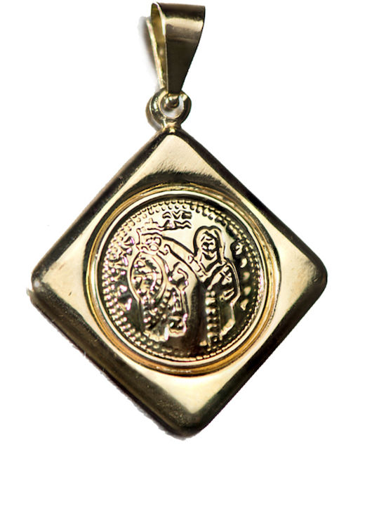 Tasoulis Jewellery Collection Μενταγιόν Κωνσταντινάτο Χρυσό 9K Tasoulis Jewellery Collection Μενταγιόν Κωνσταντινάτο Χρυσό 9K