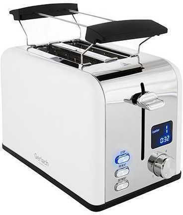 Gerlach Toaster 2 Schlitze 1100W Weiß