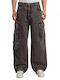 Παντελόνι Cargo σε Baggy Γραμμή Grey, Black