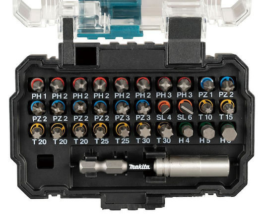 Makita Screwdriver Bit Set 31 Pcs Impact Premier