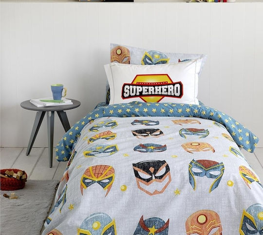 Nima Set Kids Duvet Cover Single with Pillowcase Cotton 160x240cm