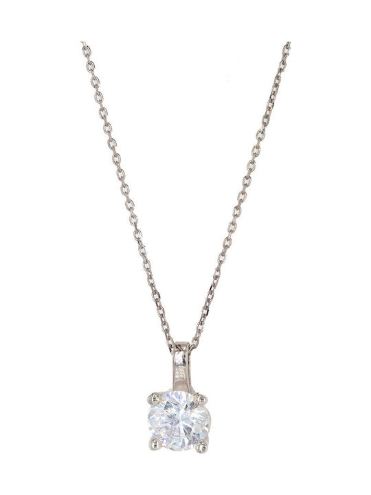 Tasoulis Jewellery Collection Колие от Бяло злато 9 K