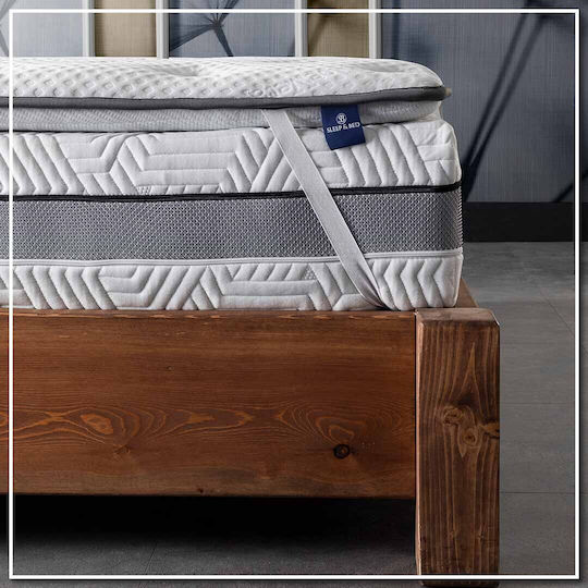 Como felt & wadding producers Mattress Topper Single Foam Infused with Aloe 90x200x7cm