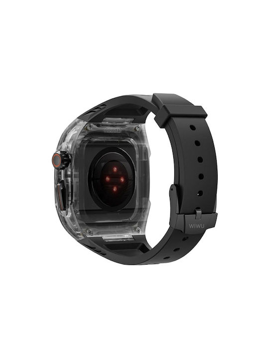 Wiwu Λουράκι Ανοξείδωτο Ατσάλι Μαύρο (Apple Watch 42/44/45mm/Ultra 49mm)