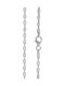 Tasoulis Jewellery Collection Λευκόχρυση Αλυσίδα Λαιμού 14Κ