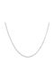 Tasoulis Jewellery Collection Λευκόχρυση Αλυσίδα Λαιμού 14Κ
