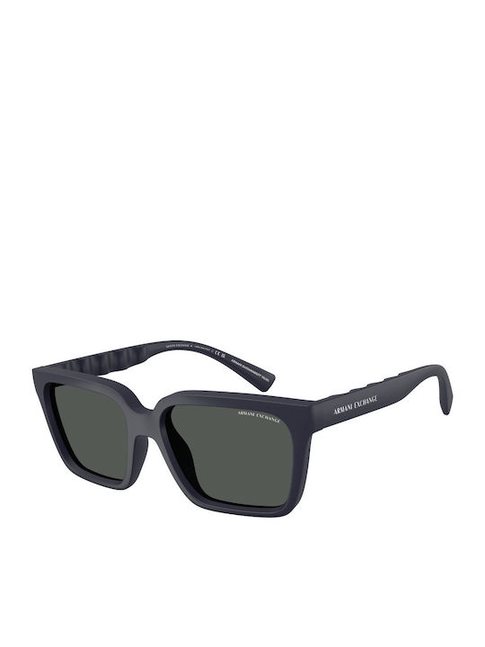 Armani Exchange Ανδρικά Γυαλιά Ηλίου με Μαύρο Κοκκάλινο Σκελετό και Γκρι Φακό AX4147S 610587