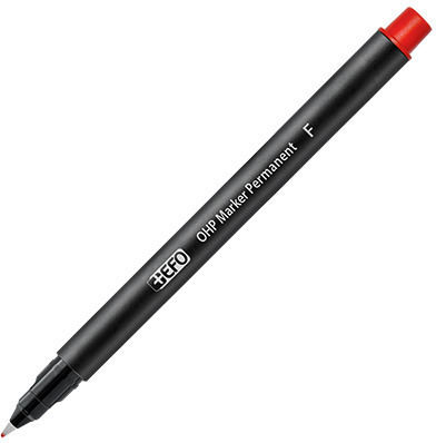 Marker pentru retroproiector +efo P-610 F 0,6mm Roșu