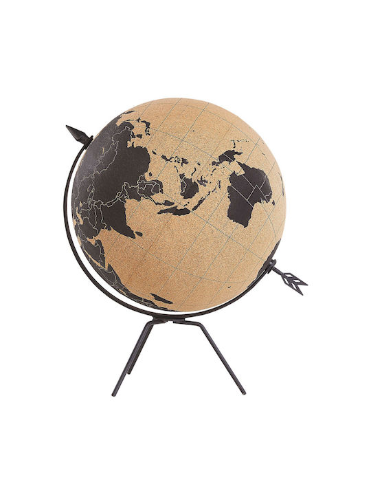 Brown Cork Globe 35 Cm Battuta
