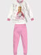 Sabor Pijama pentru copii De iarnă Din bumbac Roz Roz Interior Barbie Dy50c6252