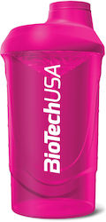 Biotech USA Wave Plastic Protein Shaker 600ml Purple