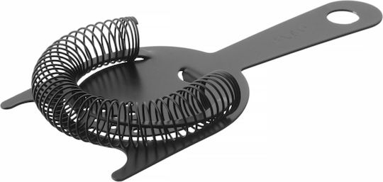 Hawthorne Cocktail-Sieb Filter Shaker 160 x 75 mm Schwarz