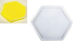 Πολύγωνο Καλούπι Σιλικόνης για Πηλό 12.1x12.1cm