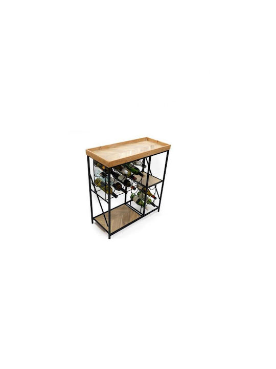 Atmosphera Free Standing Wine Rack with Metallic Brown Finish WF2601 Atmosphera Free Standing Wine Rack with Metallic Brown Finish WF2601