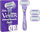 Venus Deluxe Smooth Swirl Бръсначка за тяло 3бр
