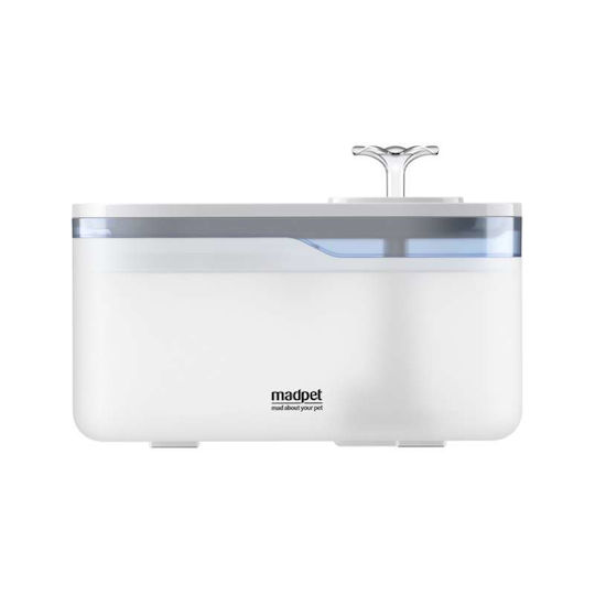 Madpet Αυτόματη Ποτίστρα για Σκύλο & Γάτα 2.8lt σε Λευκό Χρώμα