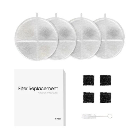 Madpet Pet Waterer Refill Filter 4 pcs
