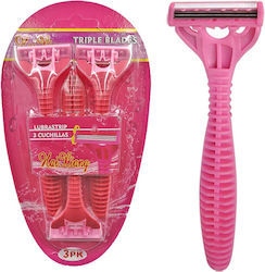4teen-4ty Disposable Body Razors 3 Blades 3 Pieces