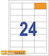 Sticki Selbstklebende A4-Etiketten 64.6x33.8mm