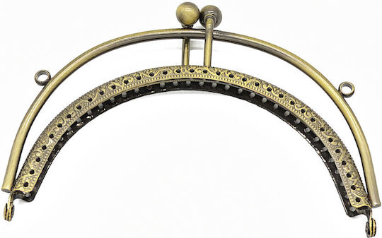 Rahmen Vintage 12,5 cm Oval Einzigartiger Verschluss