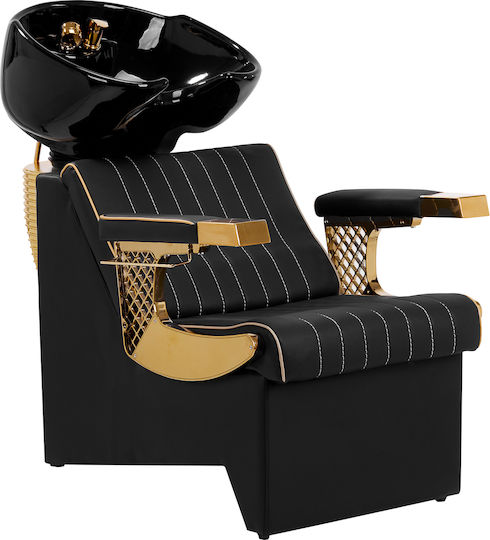 Λουτηρες Κομμωτηριου Gabbiano Barbershop Marcus Gold Μαύρο