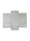 Polcarpet Alberta 328 L.grey Modern Bedroom Rugs Set L.grey Polcarpet alberta328llgreybedset 3pcs